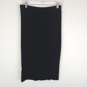 Abercrombie & Fitch Black Midi Skirt